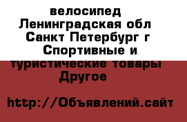 велосипед - Ленинградская обл., Санкт-Петербург г. Спортивные и туристические товары » Другое   